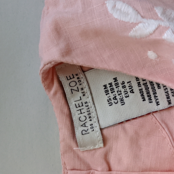 🌸 18 months, Rachel Zoe, Designer peach dreamsicle dress - Picture 3 of 5